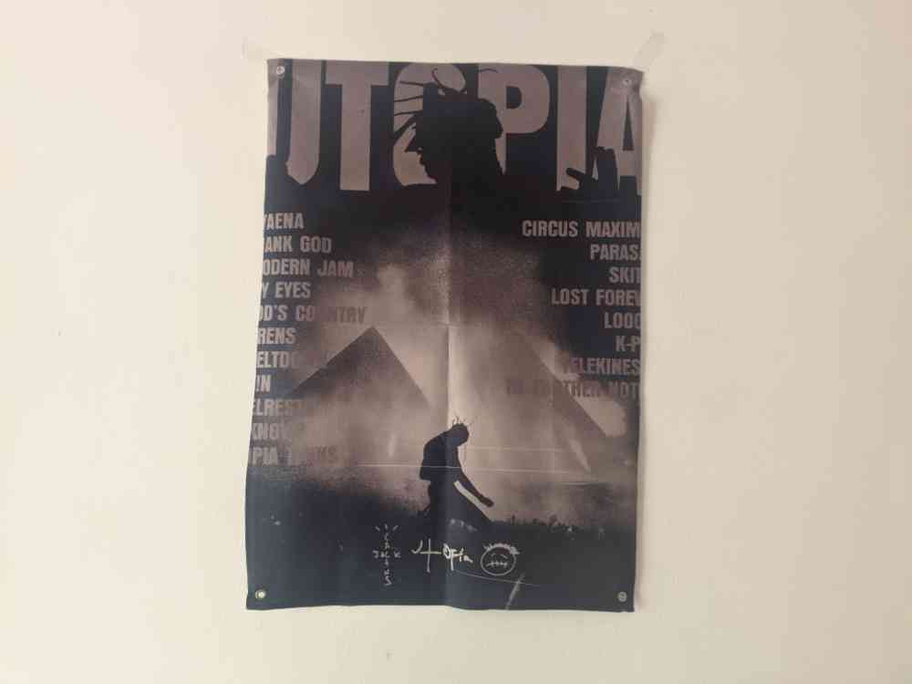 Utopia wall flag