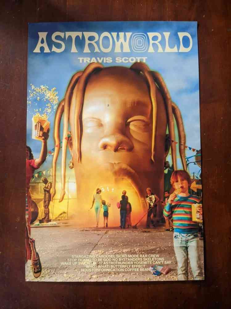 Astroworld wall poster